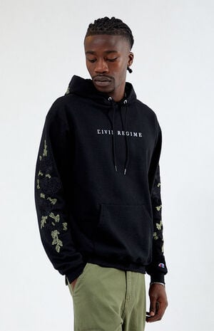 Champion Black Rose Hoodie image number 1