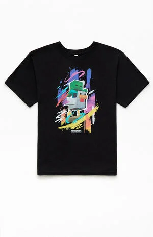 Kids Minecraft Art T-Shirt image number 1