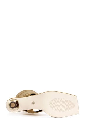 Women's Dottie Faux Suede Tan Stiletto Sandals image number 5