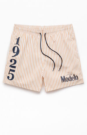 Modelo Stripe 4" Swim Trunks image number 1