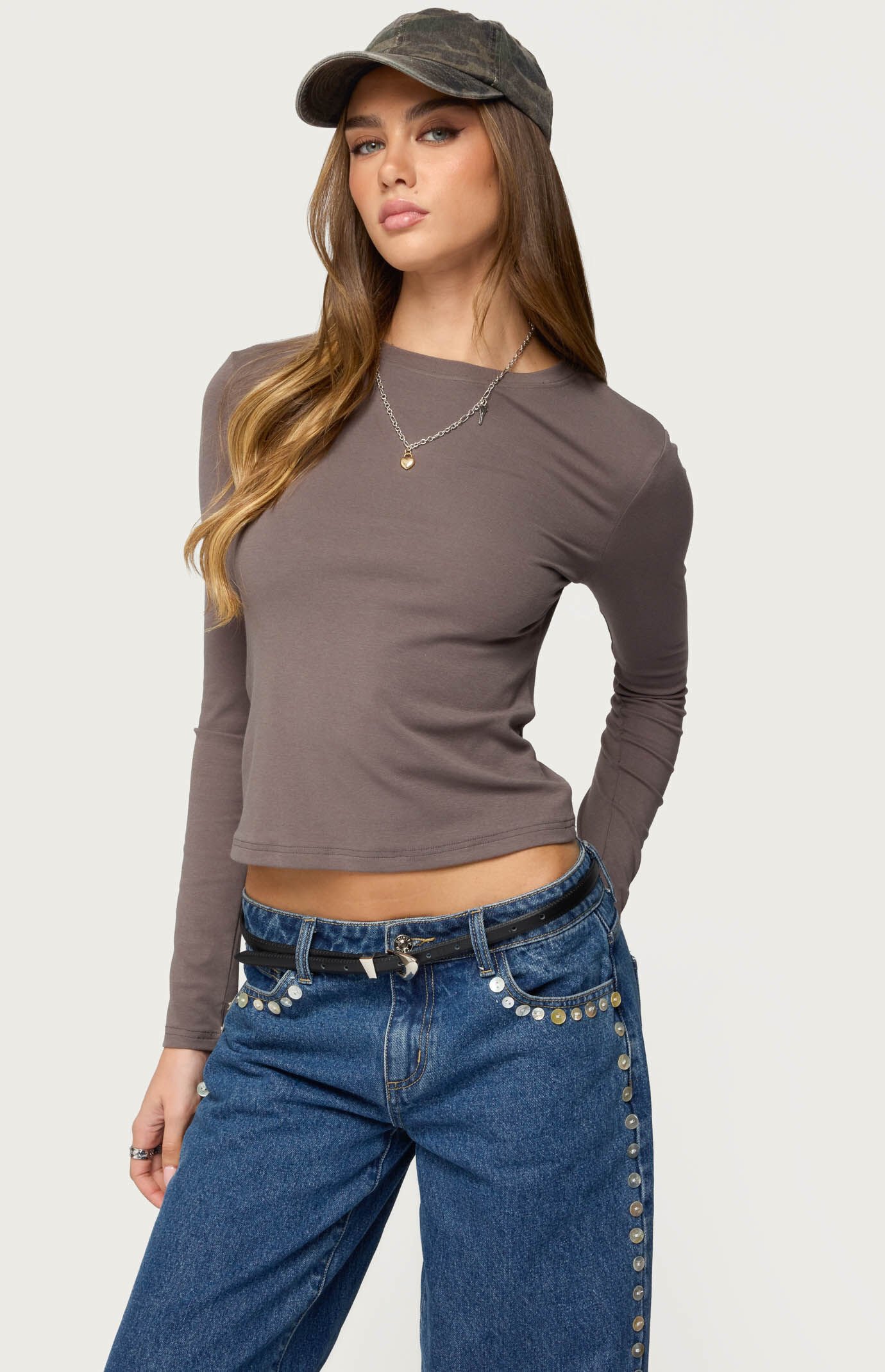 Edikted Kiyan Long Sleeve T Shirt