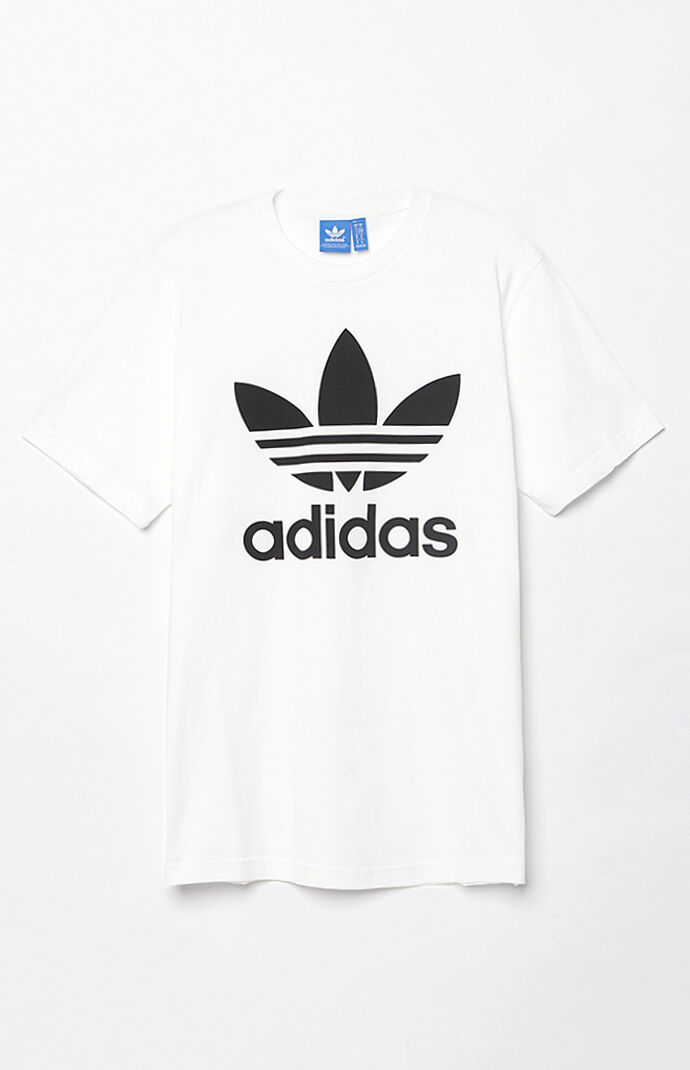 adidas Trefoil White TShirt at