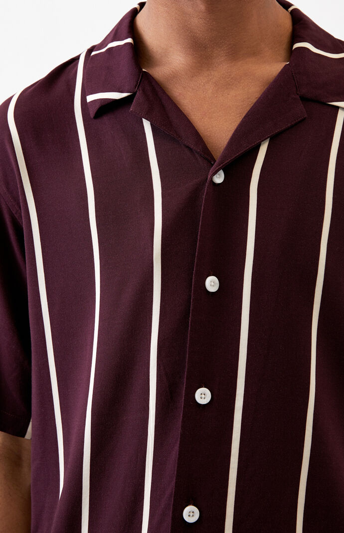 Cad Striped Camp Shirt