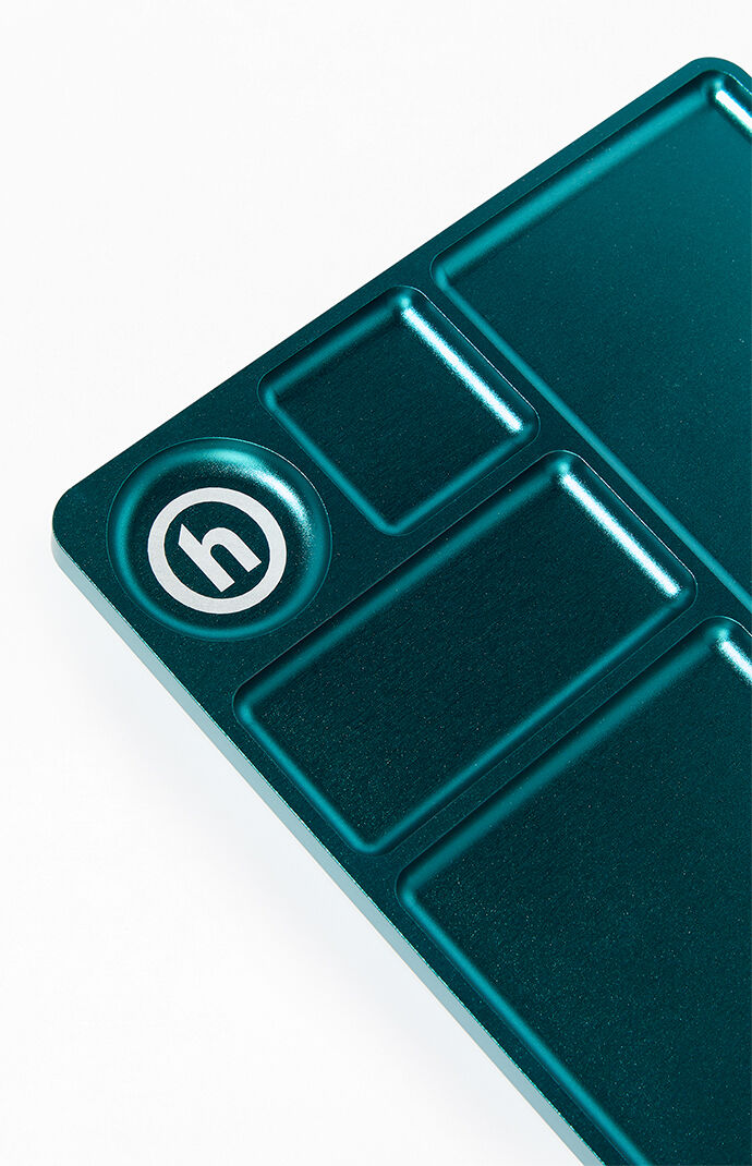 Hidden NY Teal Square Tray