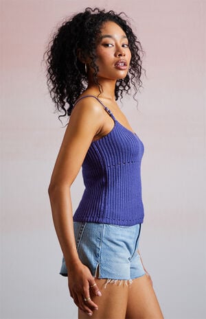 Hyacinth Crochet Charm Tank Top image number 4