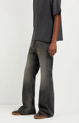 Jordan Baggy Bootcut Jeans Washed Black image number 3