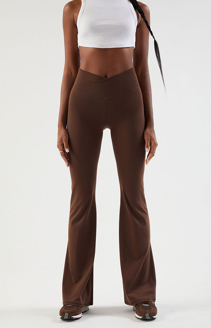 Cropped flare yoga pants store