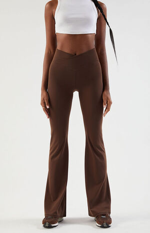 PAC WHISPER Active Crossover Flare Yoga Pants image number 3