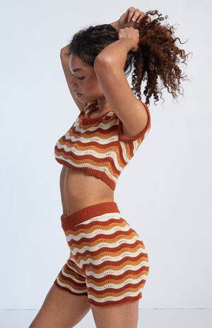 Sunshine Relaxed Knit Shorts image number 3