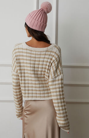 Snug V-Neck Sweater image number 4