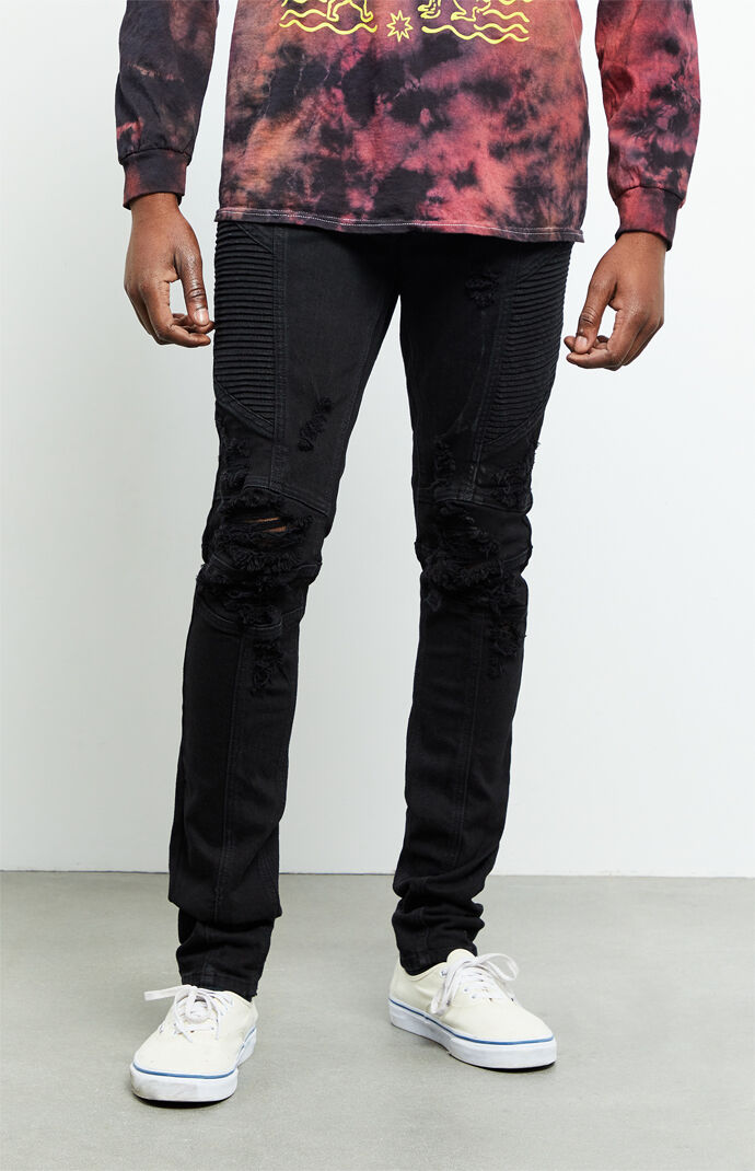 moto stacked jeans