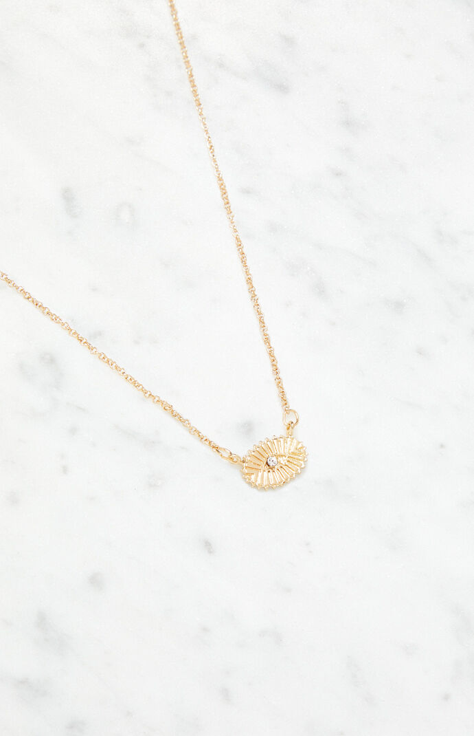 Gold Evil Eye Necklace