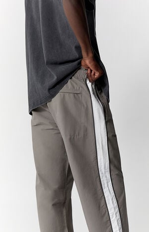 Gray Brodie Baggy Track Pants image number 5
