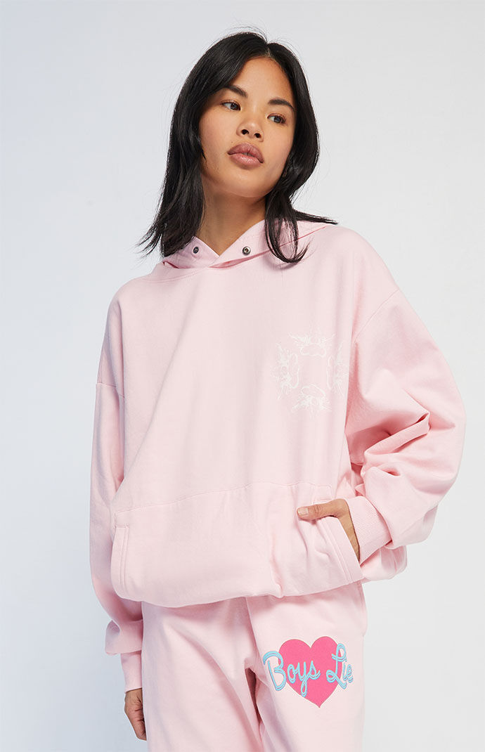 Boys lie online pink hoodie