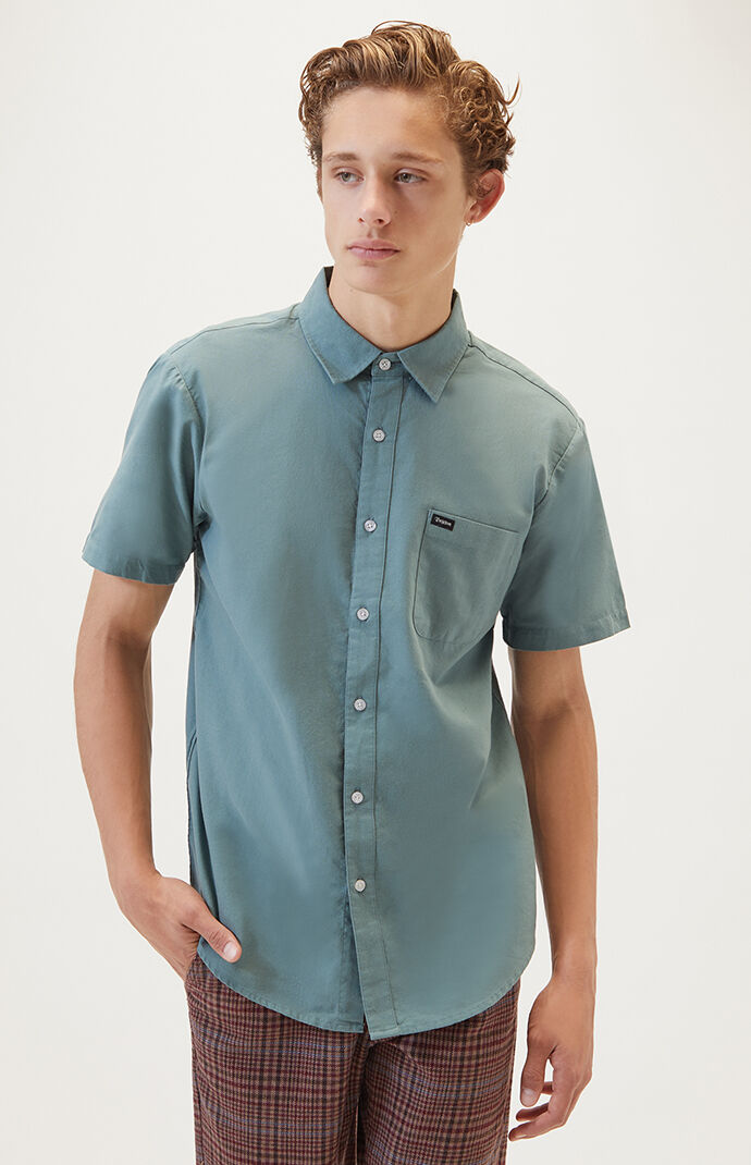 Oxford Charter Short Sleeve Button Up Shirt
