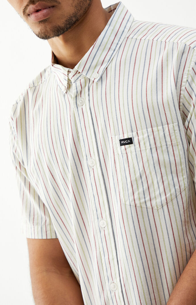 Cassidy Stripe Woven Camp Shirt