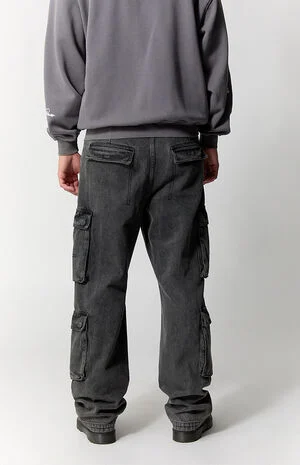 Dylan Baggy Jeans Cargo Black image number 4