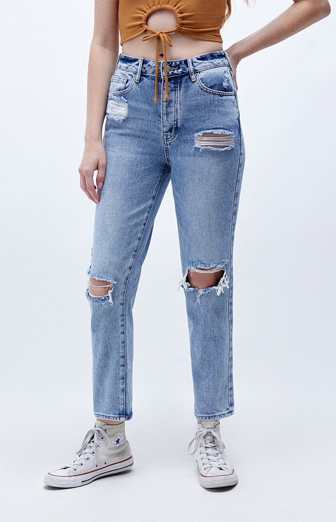 Pacsun best blue mom hot sale jeans
