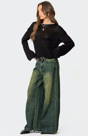 Shawn Washed Low Rise Jeans image number 3