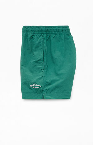Green Collegiate 4.5" Swim Trunks image number 3