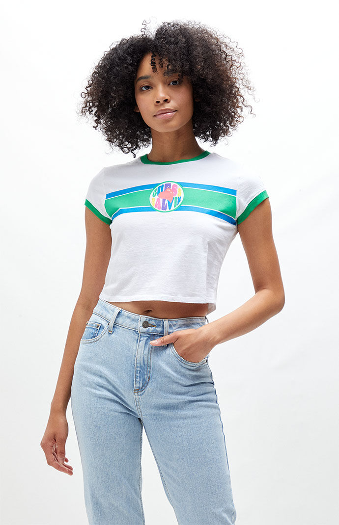 Guess ringer cheap tee