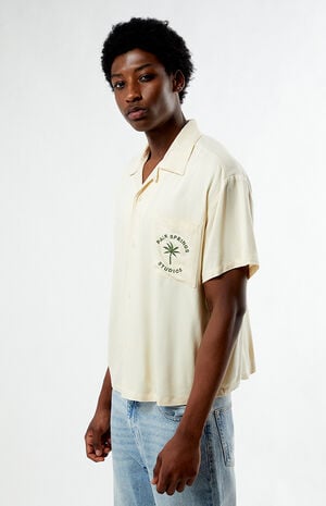 Palm Springs Embroidered Woven Camp Shirt Palm Springs Embroidered Woven Camp Shirt image number 4