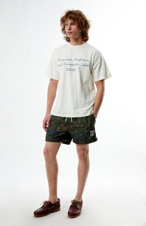 x PacSun Floral 4.5" Swim Trunks image number 2