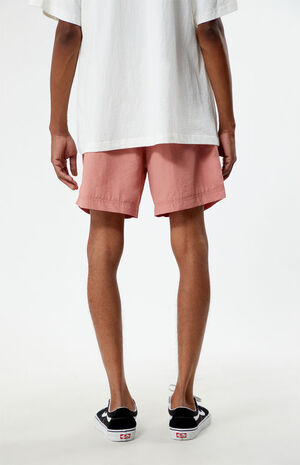 Rose Nylon Collegiate 6.5" Swim Trunks image number 4