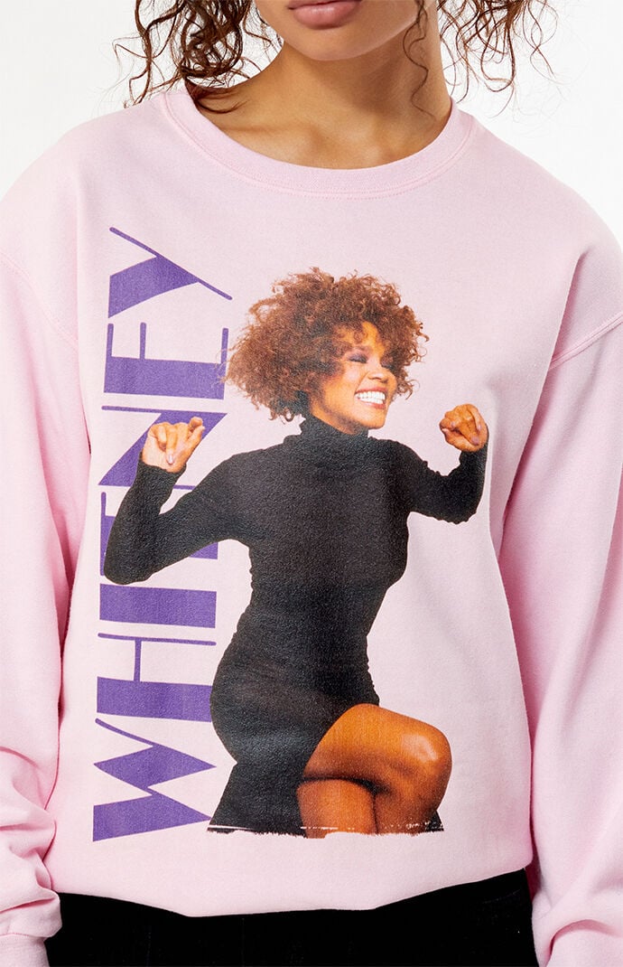 PacSun Whitney Houston Power Crew Neck Sweatshirt