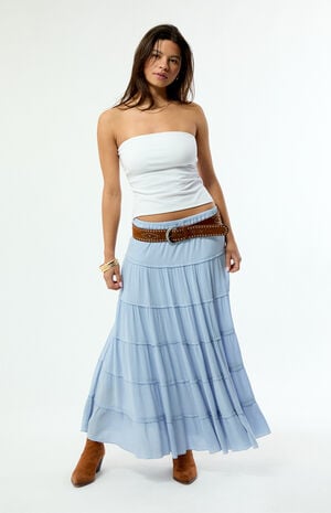 Tiered Maxi Skirt image number 1