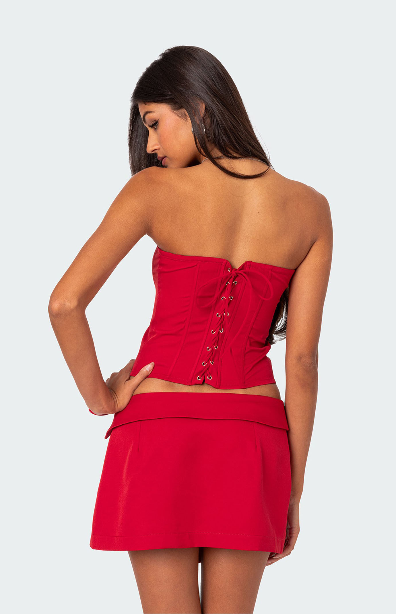 トップス MELT THE LADY lace up layered corset Melt the lady lace up layered corset - メルカリ