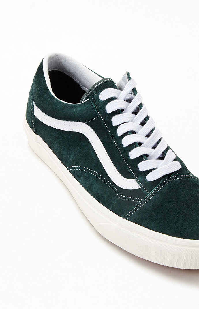 Vans Green UA Old Skool Pig Suede Shoes PacSun