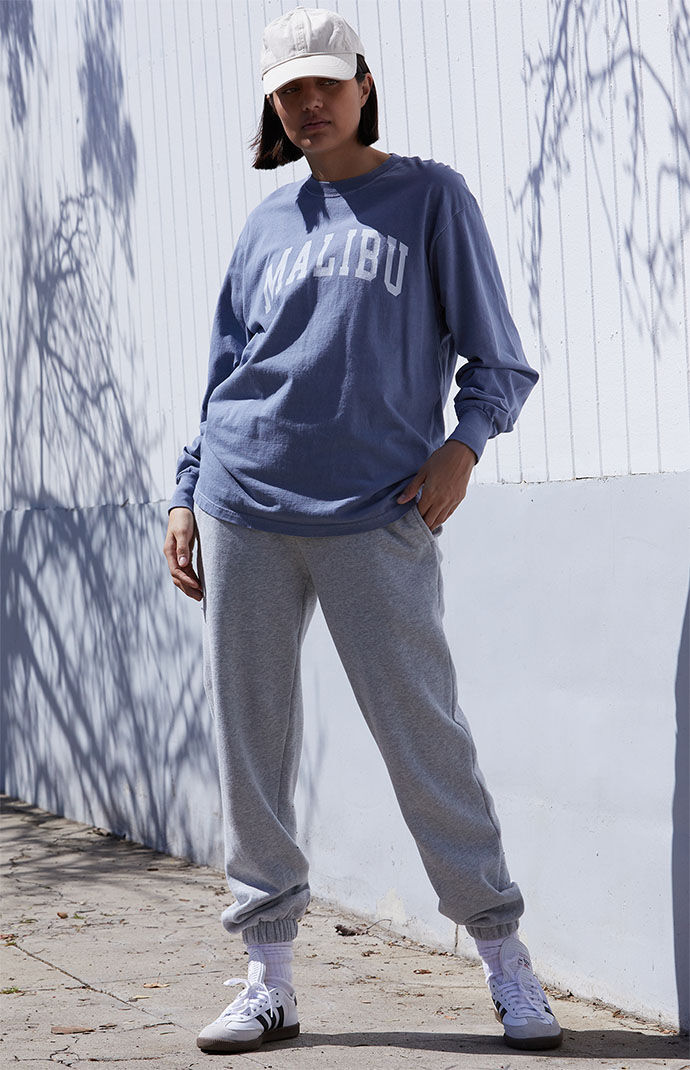 John Galt Light Gray Rosa Sweatpants PacSun