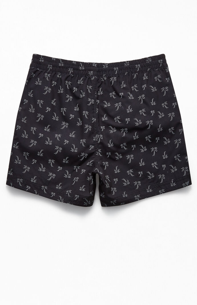 Palm Tree Print 15" Swim Trunks