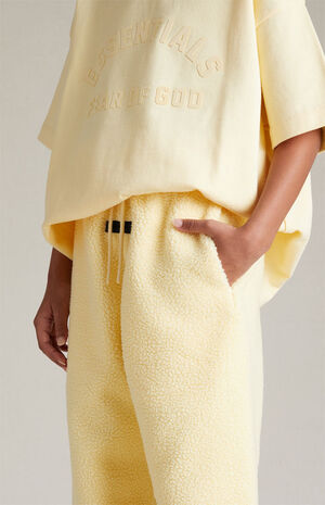 Essentials Garden Yellow Polar Fleece Sweatpants image number 4