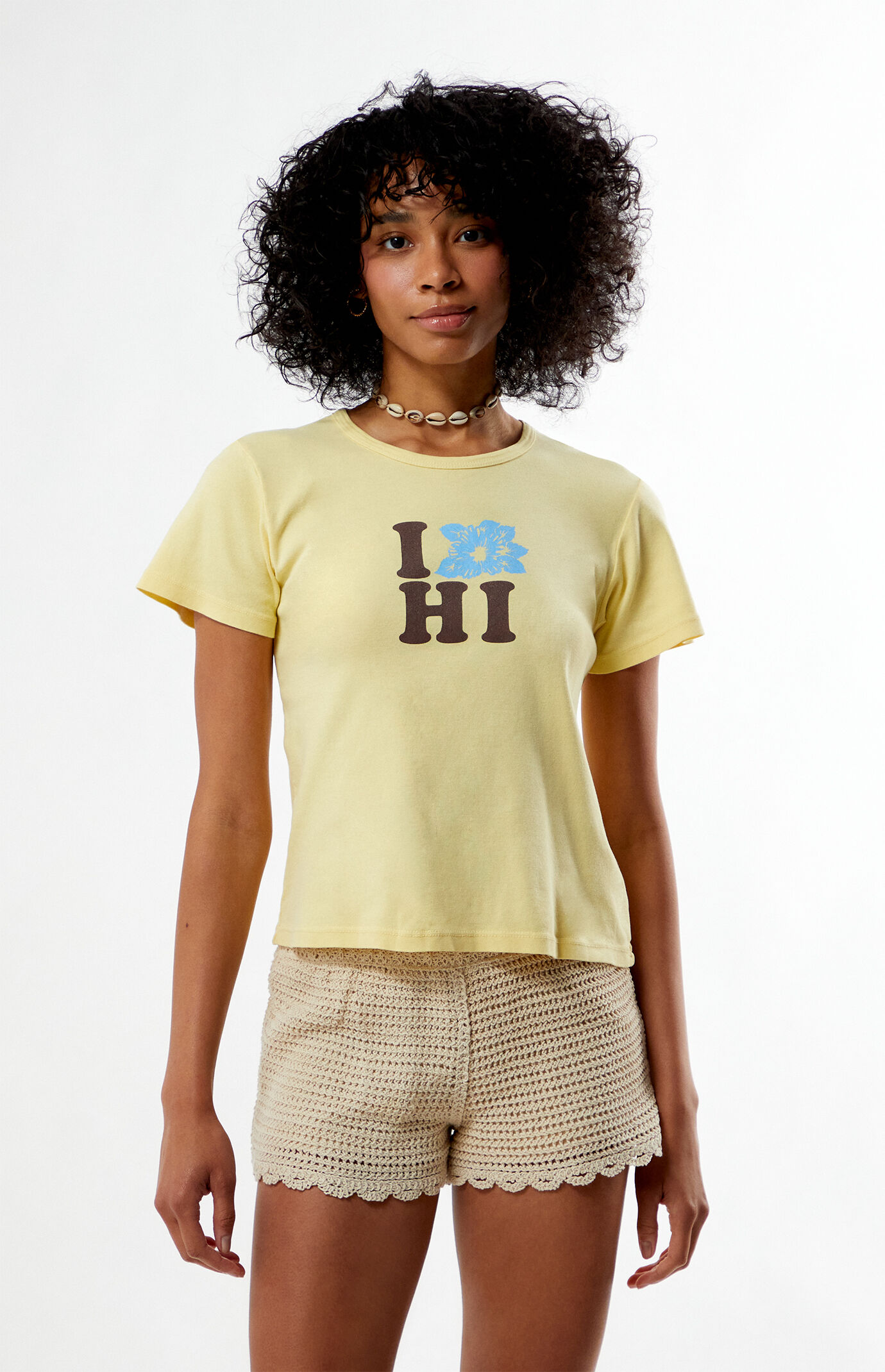 Your Favorite I Hibiscus Hawaii Skimmer T-Shirt