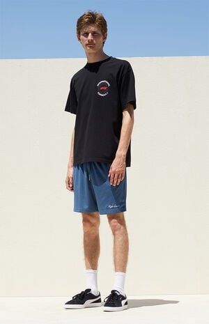 Blue Mesh Shorts image number 5