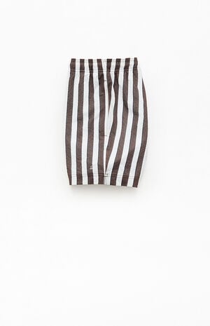 Sand Striped Seersucker 4.5" Swim Trunks image number 3