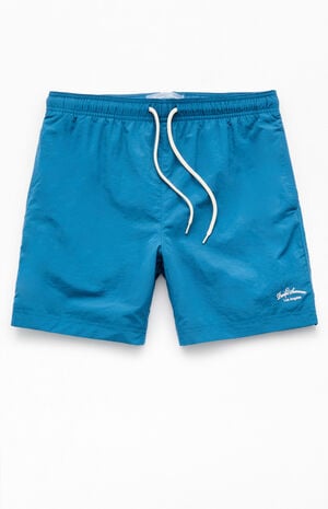 Blue Collegiate 6.5'' Swim Trunks