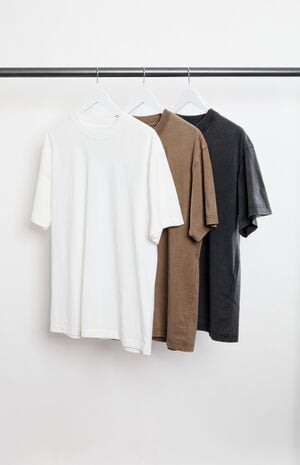 3 Pack Premium Cropped T-Shirts