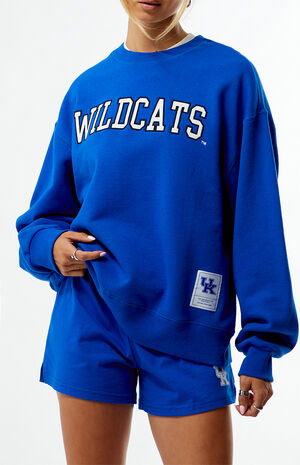 x Pacsun University of Kentucky Wildcats Applique Crew Neck Oversized Sweatshirt image number 2