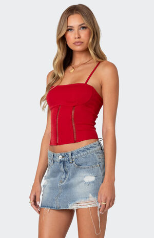 Jennie Ladder Knit Corset image number 3