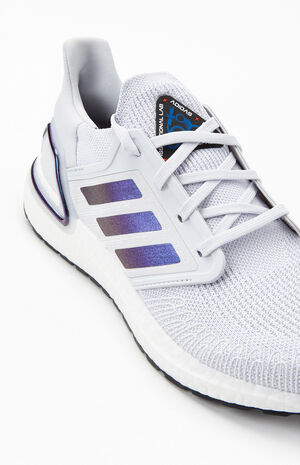 Grey & Purple Ultraboost 2.0 Shoes image number 6