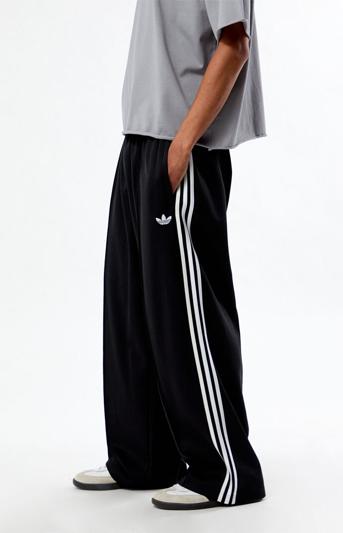 adidas Black Baggy Track Pants | Pacsun
