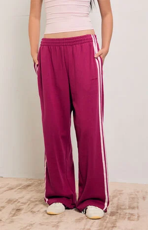 Berry Weekend Fleece Ultra Baggy Sweatpants image number 2
