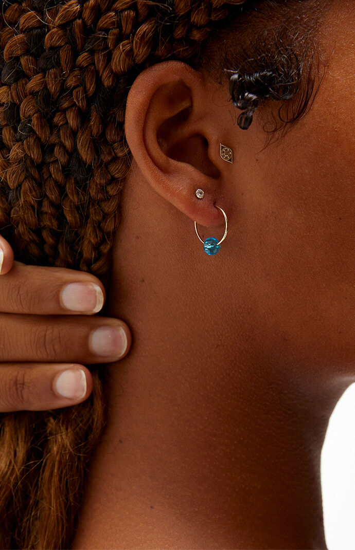 6 Pack Blue Earrings