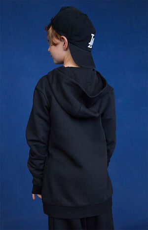 Kids Black Essentials Hoodie image number 4