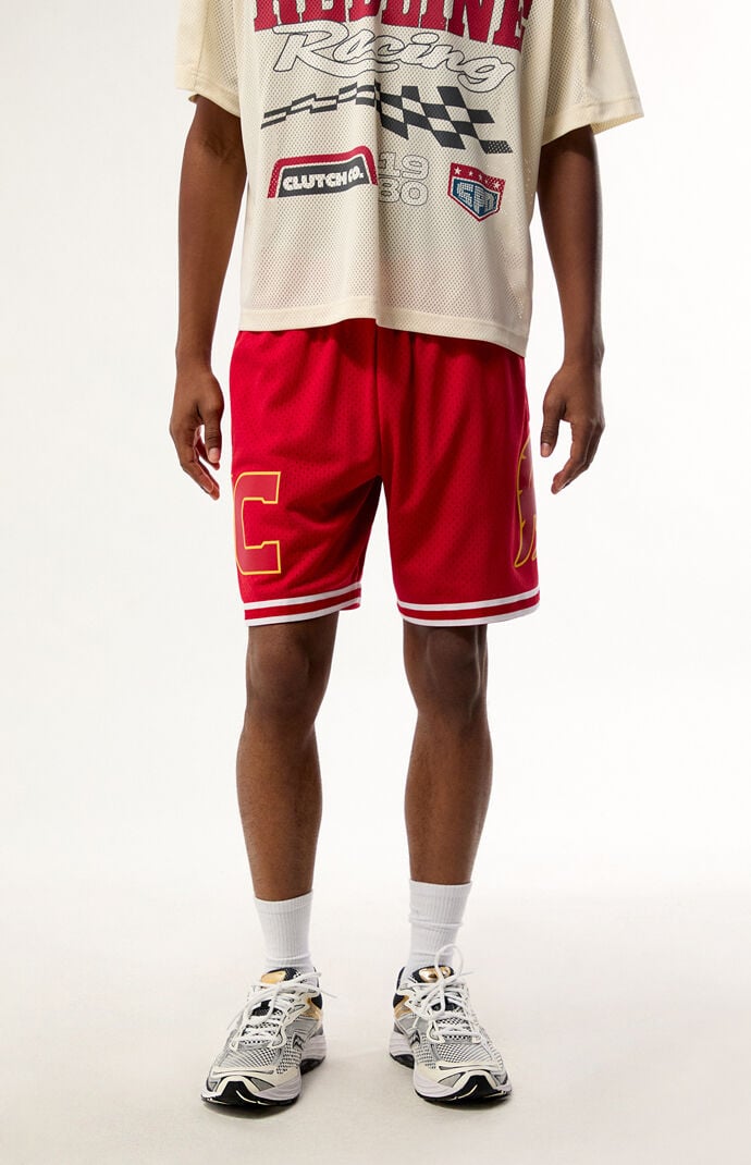 Mitchell & Ness USC Trojans Current Mesh Shorts