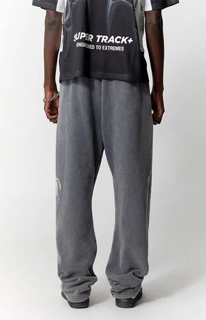 Tribal Fleece Baggy Sweatpants image number 4