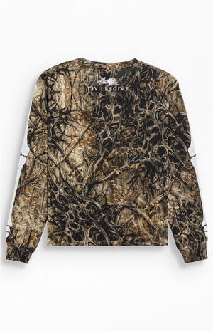 Hostility Camo Long Sleeve T-Shirt image number 2